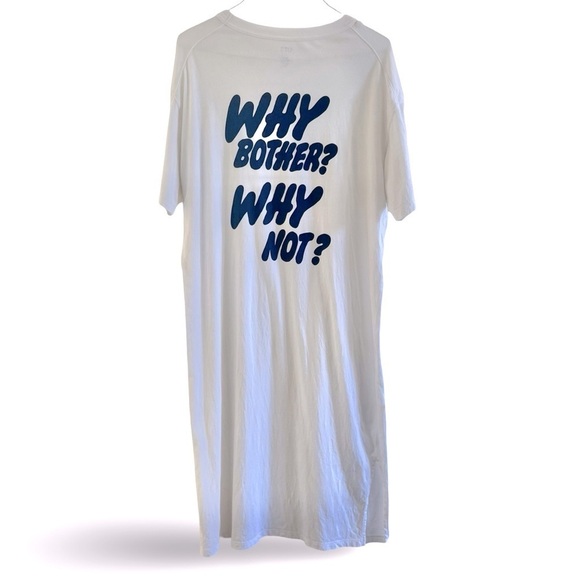 UNIQLO X VERDY COLLAB UT GRAPHIC T-SHIRT DRESS SIZE M Great Condition White - Picture 6 of 8